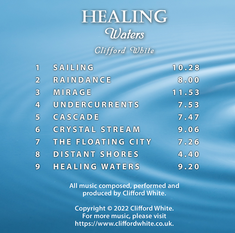 Healing Waters by Clifford White - Booklet
