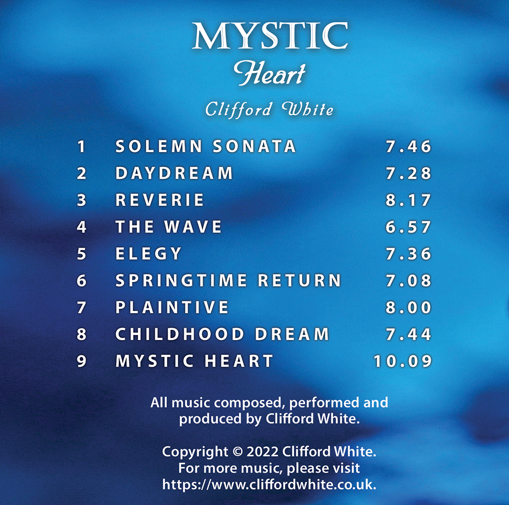 Mystic Heart by Clifford White - Booklet