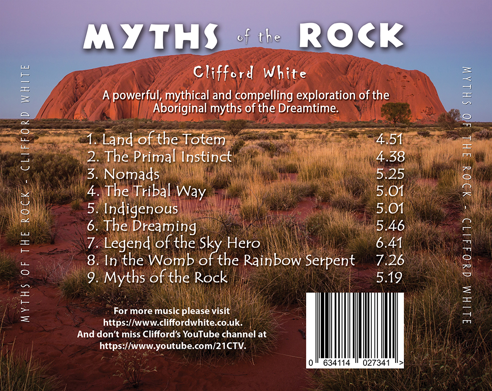 Myths of the Rock by Clifford White - Inlay