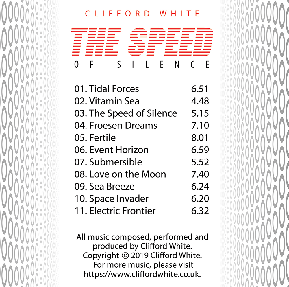 The Speed of Silence by Clifford White - Booklet